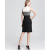 Armani Dress Color Block Jersey in Black (black multi) - Lyst