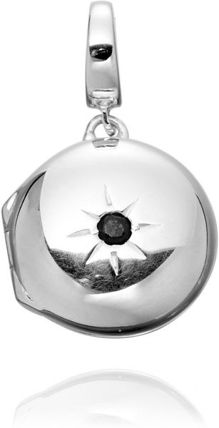 Astley Clarke Silver Little Astley Locket Charm in Silver - Lyst