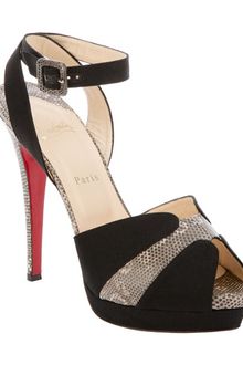 Christian Louboutin Peep Toe Pump - Lyst