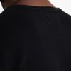 Comme Des Garçons Plain Cotton Rib Tshirt in Black for Men - Lyst