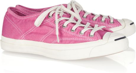 Converse Jack Purcell Helen Sneakers in Pink (black) - Lyst