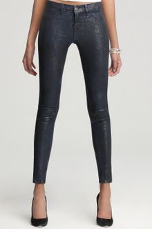 J Brand 801 Coated Skinny Jeans  - Lyst