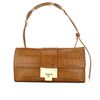 Jimmy Choo River Moc Croc Handbag in Brown (cognac) - Lyst