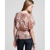 Joie Top Texas Silk Floral in Pink (paprika) - Lyst
