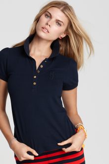 Juicy Couture Puff Sleeve Polo Shirt - Lyst