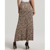 Karen Kane Leopard Print Long Skirt in Brown - Lyst
