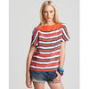 Marc By Marc Jacobs Top Jacobson Stripe in Red (coral red multi) - Lyst
