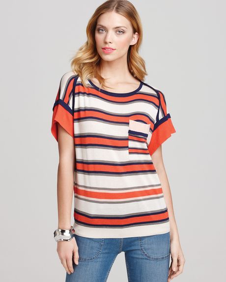 Marc By Marc Jacobs Sweater Sonja Stripe in Multicolor (lava multi) - Lyst