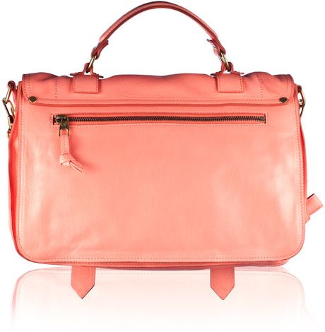 Proenza Schouler Ps Medium Bag Neon Coral in Pink (coral) - Lyst