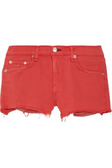 Rag & Bone Mila Cutoff Twill Shorts - Lyst