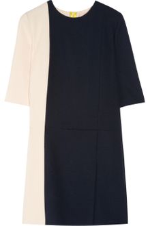 Roksanda Ilincic Aya Tritone Woolcrepe Dress - Lyst