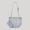 Stella Mccartney Dove Grey Braided Faux Vachettashoulder Bag in Gray (dove grey) - Lyst