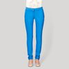 Stella Mccartney Cotton Stretch Skinny Tailored Trousers in Blue (tokyo blue) - Lyst