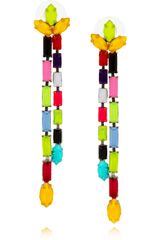 Tom Binns Dot Dash Swarovski Crystal Drop Earrings
