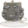 Valentino Beaded Satin Clutch in Black - Lyst