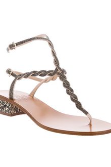 Valentino Glitter Sandal - Lyst