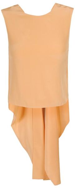 3.1 Phillip Lim Crepe Silk Top with Kite Back - Lyst