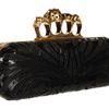 Alexander Mcqueen Knuckle Box Clutch in Gold (b) - Lyst