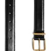 Alexander Mcqueen Patentleather Belt in Black for Men - Lyst