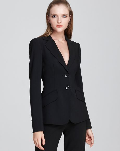 Armani Jacket Featherweight Suiting in Black - Lyst