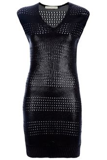 Balenciaga Perforated Dress - Lyst