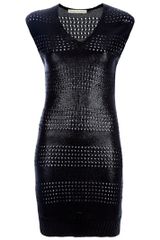 Balenciaga Perforated Dress