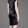 Balenciaga Perforated Dress in Black - Lyst