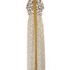 Balenciaga Long Printed Silk Dress in Yellow (black white) - Lyst