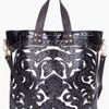 Balmain Black Marie Embossed Tote in Black - Lyst