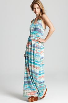 C&c California Maxi Dress Zig Zag Printed Maxi Dress - Lyst