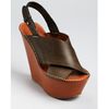 Chloé Tuscon Wedges in Brown (khaki brown) - Lyst