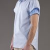 Comme Des Garçons Striped Shirt in Blue for Men - Lyst