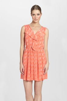 Cynthia Steffe Liv Ruffle Blouson Silk Dress - Lyst