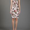 Dolce & Gabbana Printed Dress in Brown - Lyst