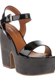 Emporio Armani Wedge Sandal - Lyst