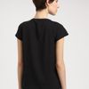 Fendi Bicolor Bowtie Blouse in Black - Lyst