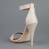 Givenchy Cone Heel Sandal in Beige - Lyst