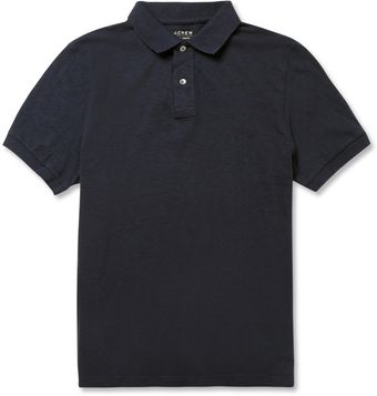 Slub Cottonjersey Polo Shirt 