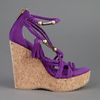 Jimmy Choo Braided Strap Sandal in Purple - Lyst