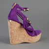 Jimmy Choo Braided Strap Sandal in Purple - Lyst