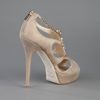 Jimmy Choo Jewel Embellished Sandals in Gold (sand) - Lyst