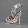 Jimmy Choo Vamp Sandal in Silver - Lyst