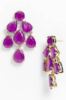Kate Spade Faceted Chandelier Statement Earrings - Lyst
