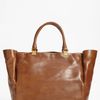 Lanvin Moon River Leather Tote in Brown - Lyst