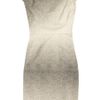 Lela Rose Jacquardeffect Silkblend Dress in Gray - Lyst