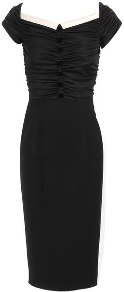 L'Wren Scott Light Wool and Silk Jersey Pencil Dress - Lyst