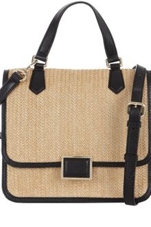 Marc By Marc Jacobs Black Janes Friend Elaine Straw Cross Body Bag - Lyst