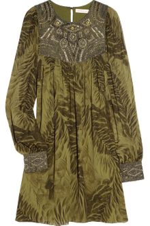 Matthew Williamson Embellished Silk Georgette Dress - Lyst