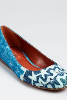 Missoni Flats Fabric Ballet - Lyst