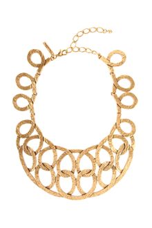 Oscar de la Renta Linked Looped Necklace - Lyst